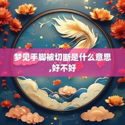 梦见手脚被切断是什么意思,好不好