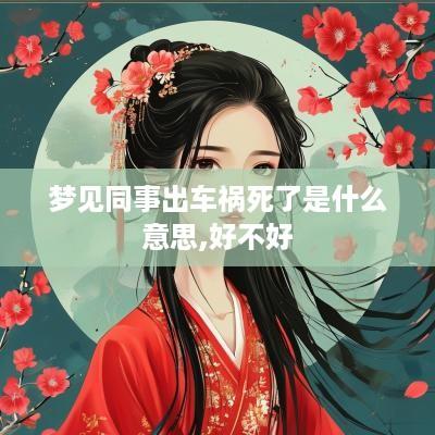 梦见同事出车祸死了是什么意思,好不好