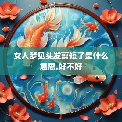 女人梦见头发剪短了是什么意思,好不好