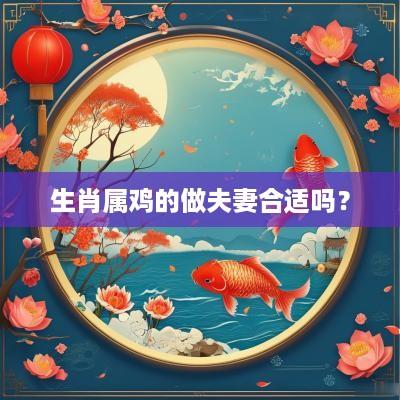 生肖属鸡的做夫妻合适吗？