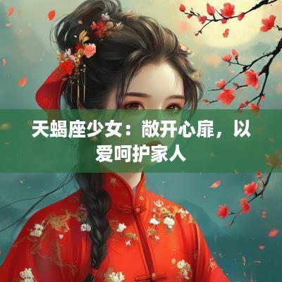 天蝎座少女：敞开心扉，以爱呵护家人