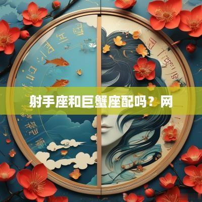 射手座和巨蟹座配吗？网