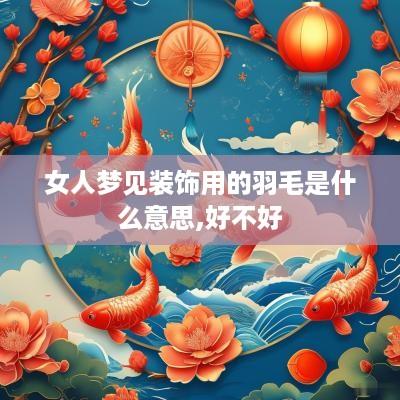 女人梦见装饰用的羽毛是什么意思,好不好