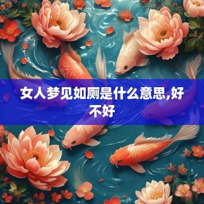 女人梦见如厕是什么意思,好不好