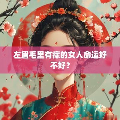左眉毛里有痣的女人命运好不好？