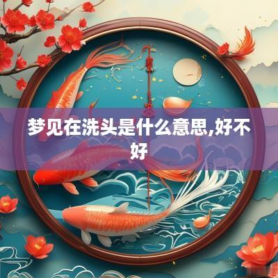 梦见在洗头是什么意思,好不好