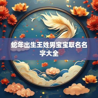 蛇年出生王姓男宝宝取名名字大全
