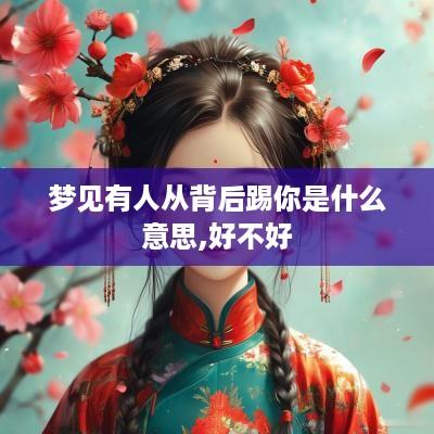 梦见有人从背后踢你是什么意思,好不好