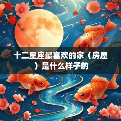 十二星座最喜欢的家（房屋）是什么样子的