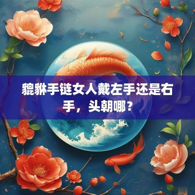 貔貅手链女人戴左手还是右手，头朝哪？