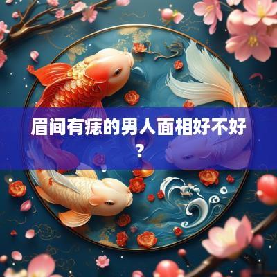 眉间有痣的男人面相好不好？