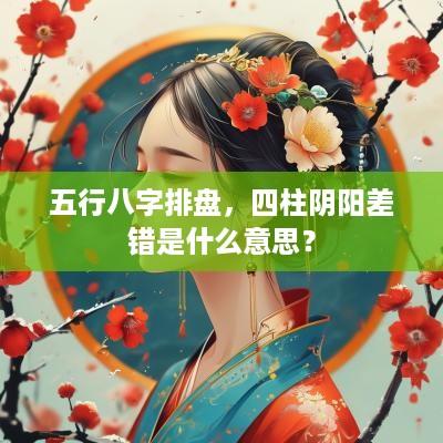 五行八字排盘，四柱阴阳差错是什么意思？