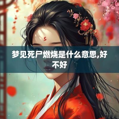 梦见死尸燃烧是什么意思,好不好