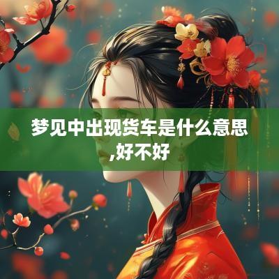 梦见中出现货车是什么意思,好不好