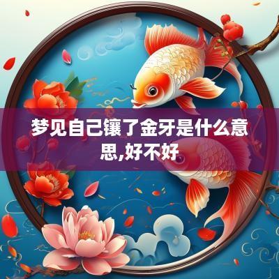 梦见自己镶了金牙是什么意思,好不好