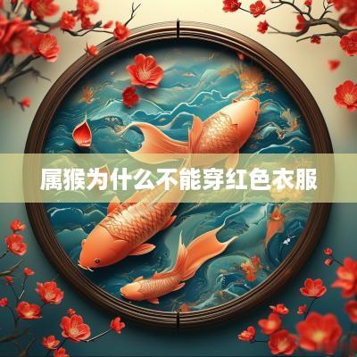 属猴为什么不能穿红色衣服
