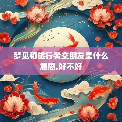 梦见和旅行者交朋友是什么意思,好不好