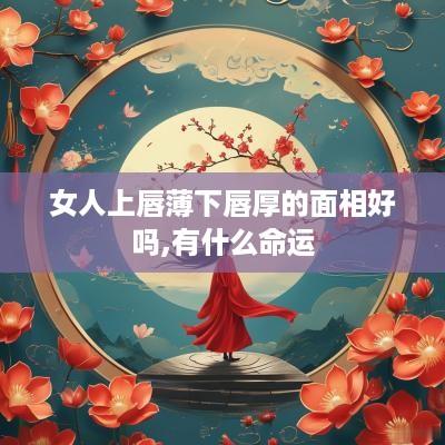 女人上唇薄下唇厚的面相好吗,有什么命运