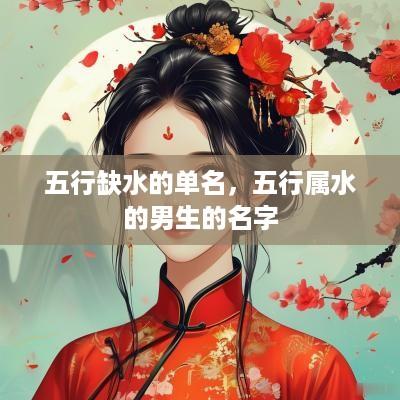 五行缺水的单名，五行属水的男生的名字