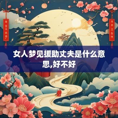 女人梦见援助丈夫是什么意思,好不好
