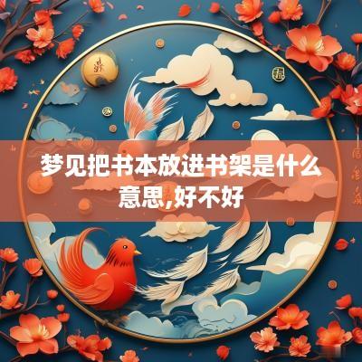 梦见把书本放进书架是什么意思,好不好