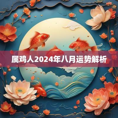 属鸡人2025年八月运势解析