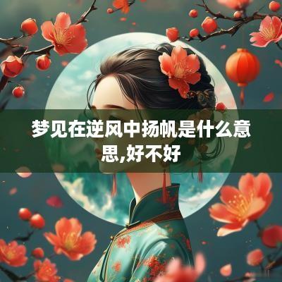 梦见在逆风中扬帆是什么意思,好不好