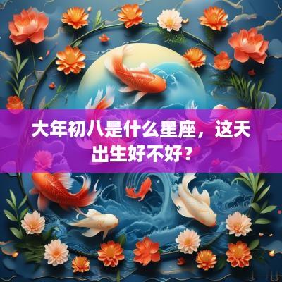 大年初八是什么星座，这天出生好不好？