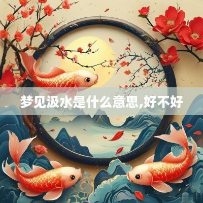 梦见汲水是什么意思,好不好