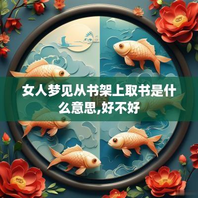 女人梦见从书架上取书是什么意思,好不好