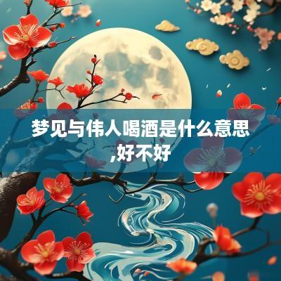 梦见与伟人喝酒是什么意思,好不好