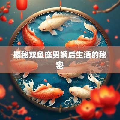 揭秘双鱼座男婚后生活的秘密