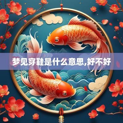 梦见穿鞋是什么意思,好不好