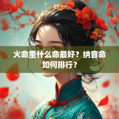 火命里什么命最好？纳音命如何排行？