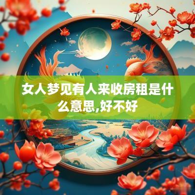 女人梦见有人来收房租是什么意思,好不好