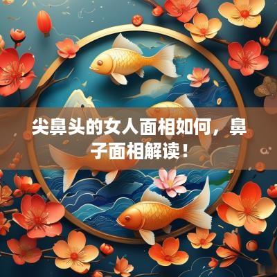 尖鼻头的女人面相如何，鼻子面相解读！
