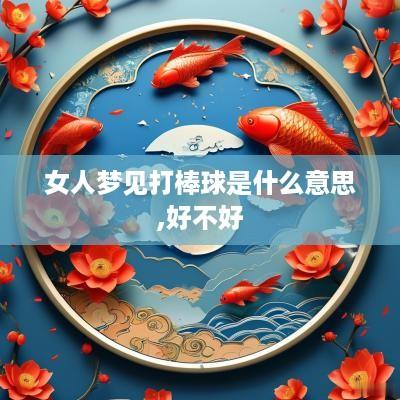 女人梦见打棒球是什么意思,好不好