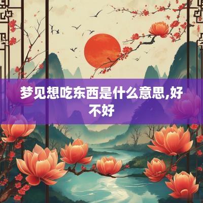 梦见想吃东西是什么意思,好不好