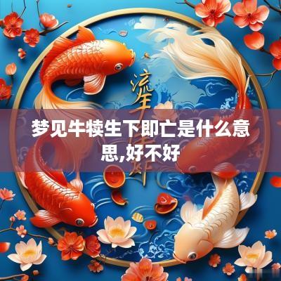 梦见牛犊生下即亡是什么意思,好不好
