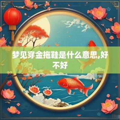 梦见穿金拖鞋是什么意思,好不好