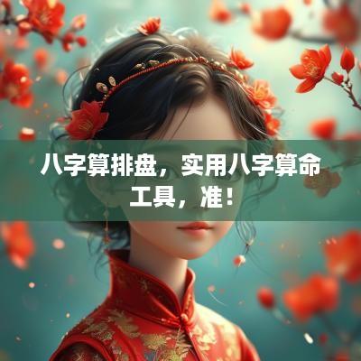八字算排盘，实用八字算命工具，准！