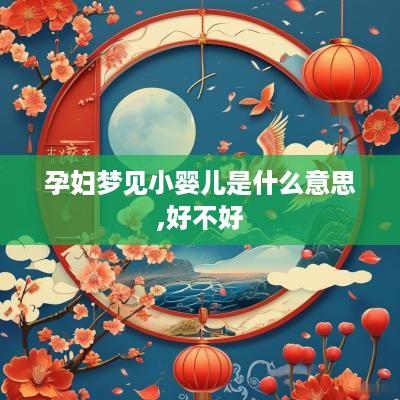孕妇梦见小婴儿是什么意思,好不好