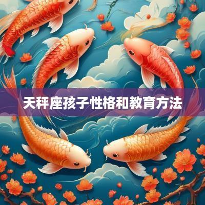 天秤座孩子性格和教育方法