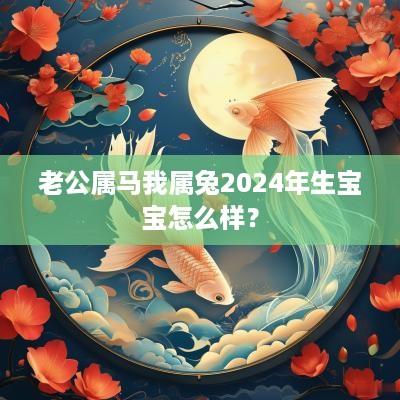 老公属马我属兔2025年生宝宝怎么样？