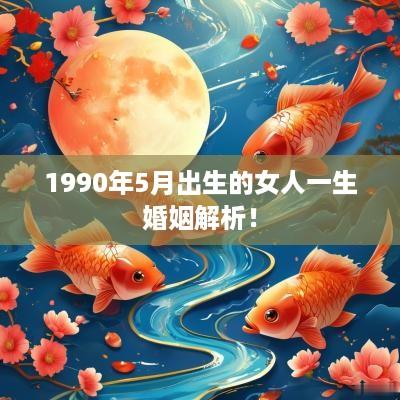 1990年5月出生的女人一生婚姻解析！