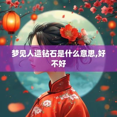 梦见人造钻石是什么意思,好不好