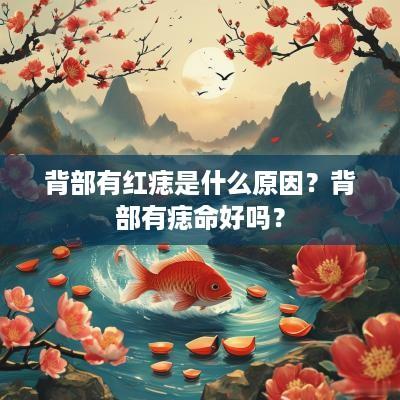 背部有红痣是什么原因？背部有痣命好吗？
