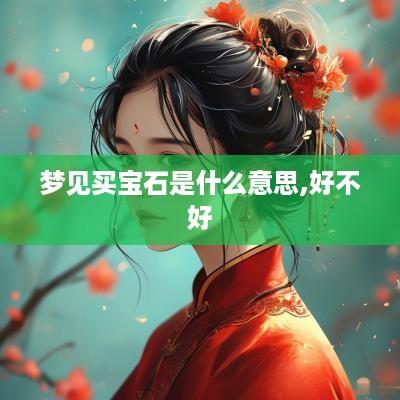 梦见买宝石是什么意思,好不好