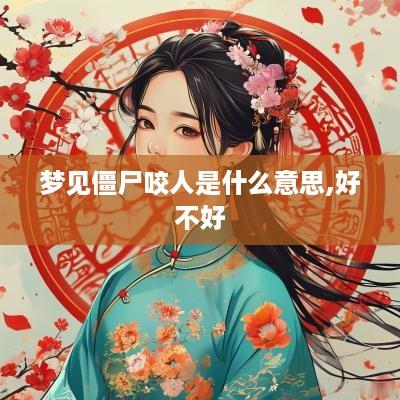 梦见僵尸咬人是什么意思,好不好