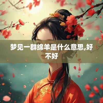 梦见一群绵羊是什么意思,好不好
